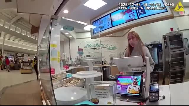 Bodycam Footage Cinnabon Employee Who Used N-Word Confronts Cop   TMZ