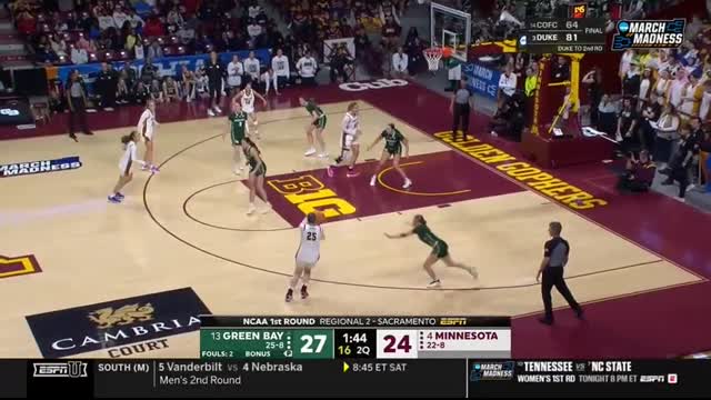 Minnesota vs. Green Bay - First round NCAA tournament extended highlights