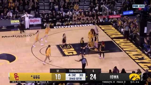 USC at Iowa   EXTENDED HIGHLIGHTS   Big Ten Women's Basketball   02 02 2025