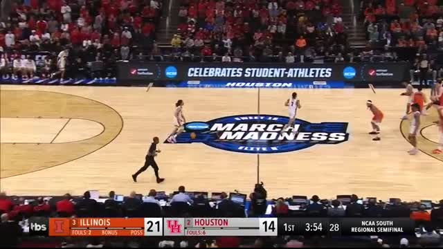 Illinois vs. Houston - Sweet 16 NCAA tournament extended highlights