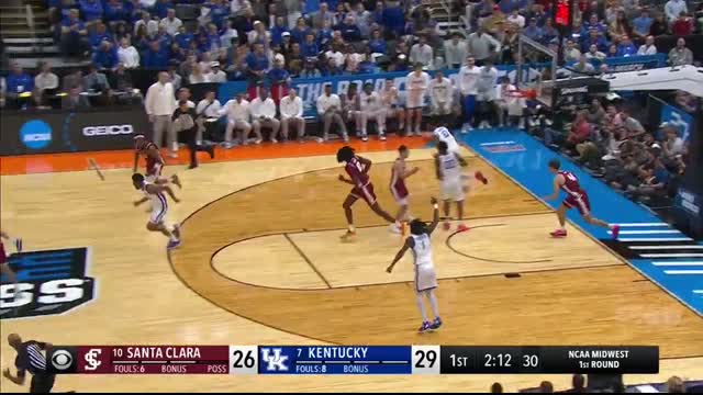 Kentucky vs. Santa Clara - First round NCAA tournament extended highlights