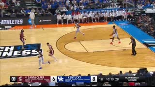 Kentucky vs. Santa Clara - First round NCAA tournament extended highlights