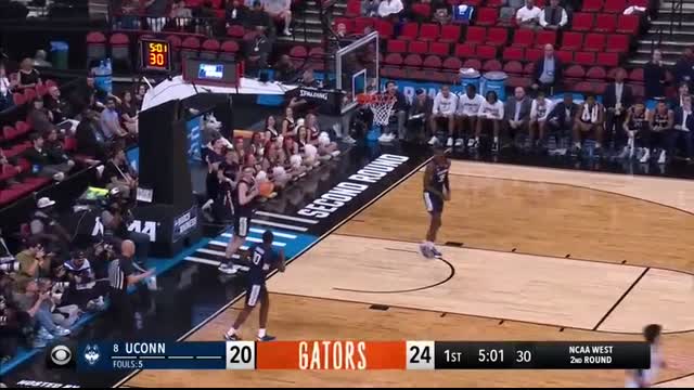 Florida vs. UConn - Second round NCAA tournament extended highlights