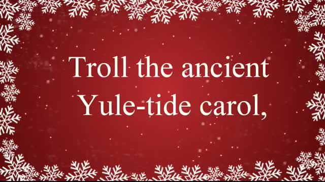 Deck the Halls with Lyrics   Christmas Songs and Carols