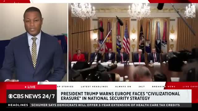 Explosive Trump National Security Strategy provides alarming claims about Europe's future
