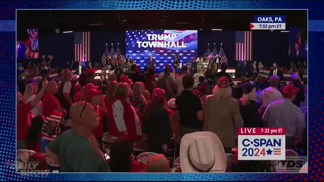 Trump Hogs the Aux Cord at Town Hall & Harris’s Medical Records Show… Hay Fever   The Daily Show