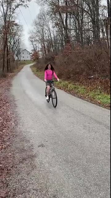 The only way to ride a bike