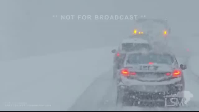 11-29-2024 Erie, Pennsylvania - Significant Lake Effect Snow - Vehicles Stuck - Interstate Shots