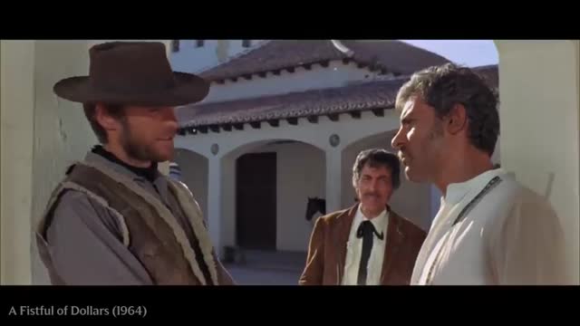 Clint Eastwood as “The Man With No Name” in the Dollars Trilogy   MGM