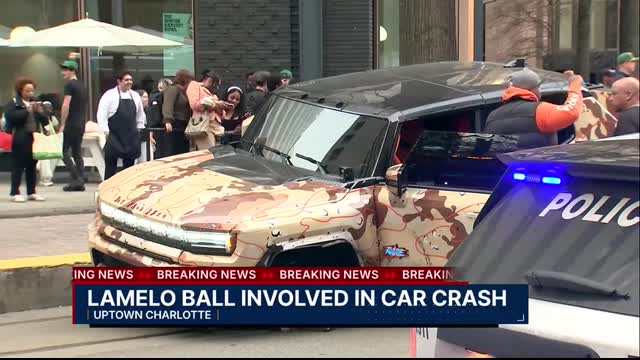 Hornets’ LaMelo Ball crashes custom Hummer in Uptown   WSOC-TV