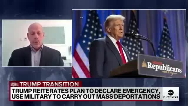 Trump confirms plan to declare national emergency, use military for mass deportations