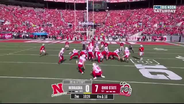 Nebraska Cornhuskers vs. No. 4 Ohio State Buckeyes Highlights   FOX College Football