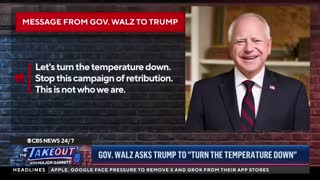 Minnesota Gov. Tim Walz asks Trump to  turn the temperature down  amid Insurrection Act threat