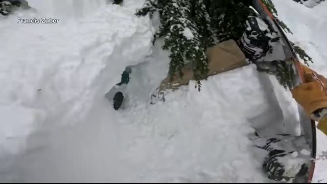 Snowboarder rescued by stranger 'I was gonna die on my own'
