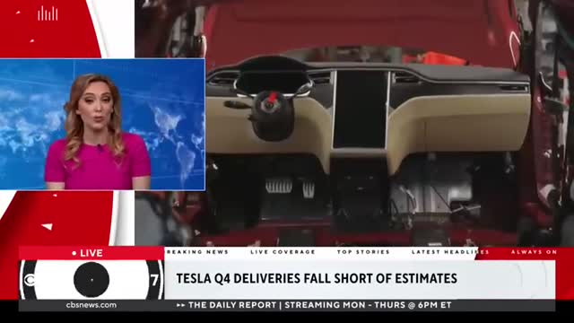 Tesla sales declined for first time in a decade