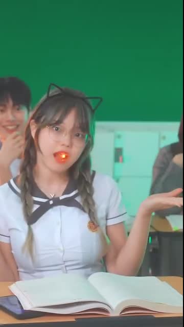 교실에서 번쩍이는 입으로 노래부르기 Shining Mouthpiece?✨