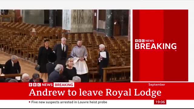 Andrew stripped of 'prince' title and will move out of Royal Lodge   BBC News