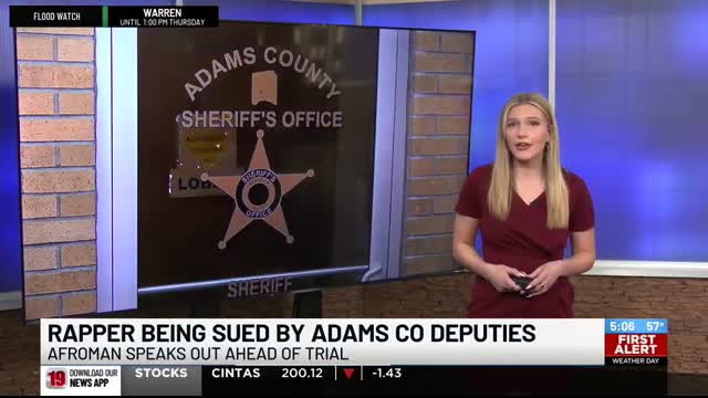 Rapper Afroman says a lawsuit brought against him by Adams County deputies violates his freedom o...