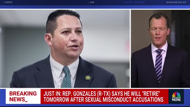 Rep. Gonzales says he will ‘retire’ tomorrow after sexual misconduct accusations