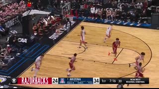Arizona vs. Arkansas - Sweet 16 NCAA tournament extended highlights