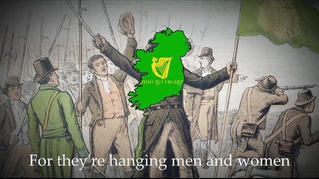 The Wearing of the Green - Irish Folk Rebel Song