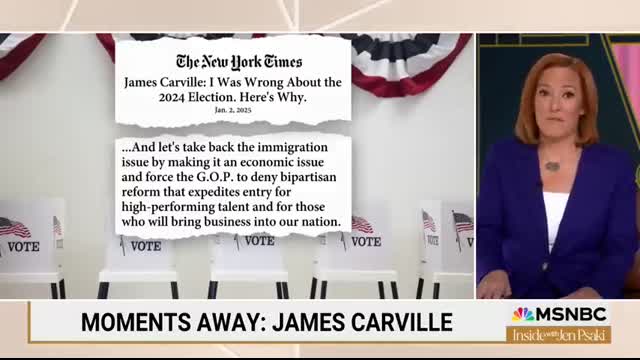'Don't use that idiotic NPR jargon' Carville talks lessons learned for Democrats from 2024