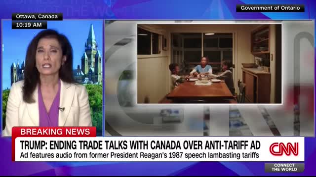 Hear Canadian PM’s response to Trump abruptly cutting off trade negotiations with Canada