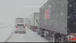 01-14-2025 Hamburg, New York - Lake Effect Snow - i-90 Shutdown - Wrecks - Whiteout Conditions