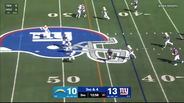 Los Angeles Chargers vs. New York Giants Game Highlights   2025 NFL Season Week 4