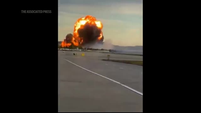 Video shows UPS cargo plane crash at airport in Louisville, Kentucky