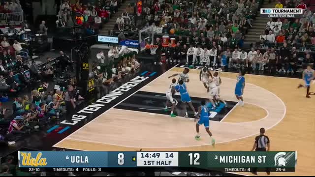 UCLA Bruins vs. Michigan State Spartans Big Ten Quarterfinals Highlights ? FOX College Hoops
