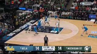 UCLA Bruins vs. Michigan State Spartans Big Ten Quarterfinals Highlights ? FOX College Hoops