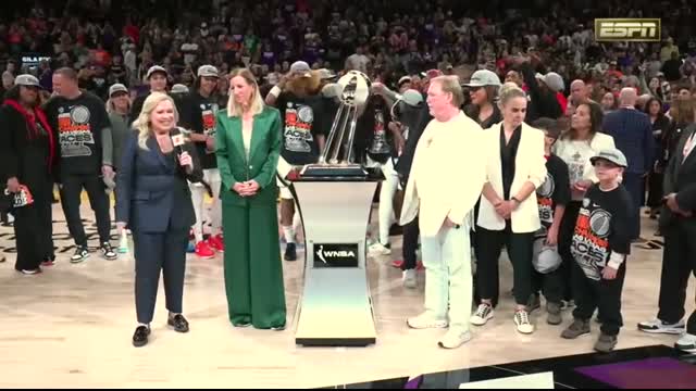 [FULL] Las Vegas Aces' 2025 WNBA Championship trophy ceremony   WNBA on ESPN