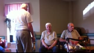 Old people fighting