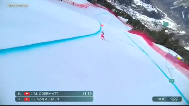 Franjo von Allmen clinches Olympic gold medal in men's downhill   Winter Olympics 2026   NBC Sports