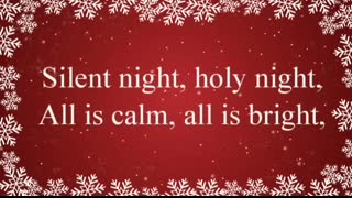 Silent Night with Lyrics   Christmas Carol