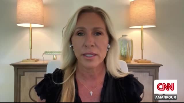 MTG tells Amanpour when she began seeing Trump change