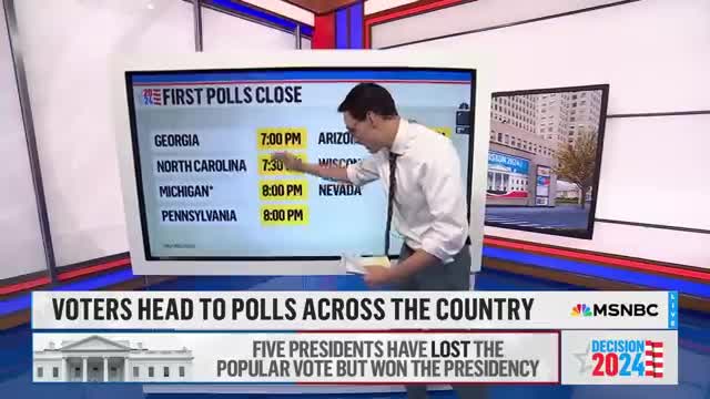 Kornacki breaks down when to expect election results