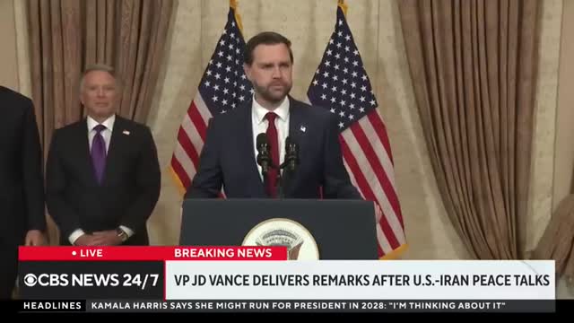JD Vance says U.S. and Iran did not come to a deal after marathon session