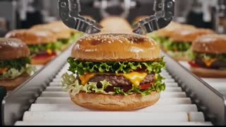 How McDonald's Hamburgers Is Made in a Factory Hamburgers Factory Process