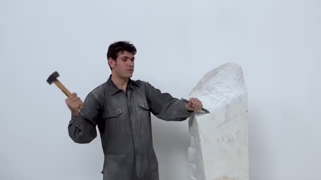 How to Use a Hammer for Stone Carving   Sculpture Tutorial