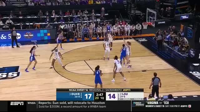 Duke vs. LSU - Sweet 16 NCAA tournament extended highlights