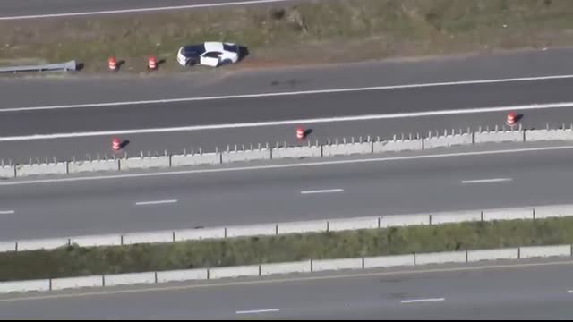 Sky 5 Chase ends on I-95 after driver blows tire