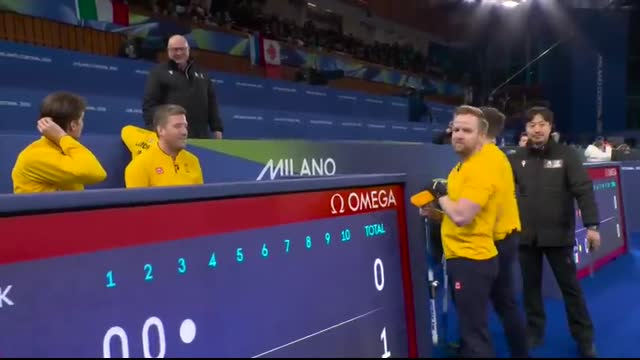 Tempers flare after rule argument in Canada-Sweden curling match   Winter Olympics 2026   NBC Sports