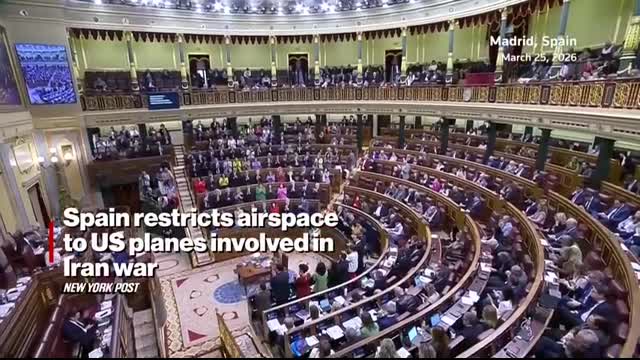 Spain Restricts Airspace to US Planes Involved in Iran War