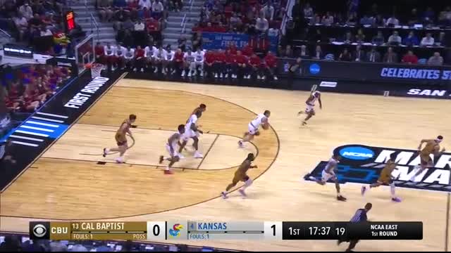 Kansas vs. Cal Baptist - First round NCAA tournament extended highlights