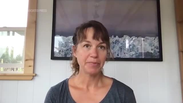 Drone footage shows humpback whale swimming with no tail in Washington state