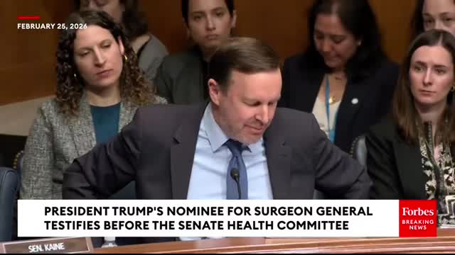 'You Weren't Telling The Truth...' Chris Murphy Directly Confronts Surgeon General Nominee