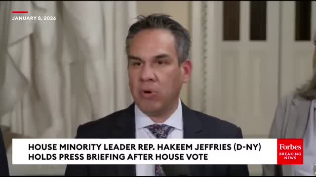 BREAKING NEWS Jeffries Takes Victory Lap After Bill To Extend ACA Credits Passes On Bipartisan Vote