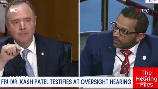 Schiff Asked Patel About Epstein's Black Book. Patel Had Said He'd Release It.